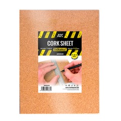 Cork Sheet (Fine Grain) — 1mm, 2mm, 3mm 3-pack